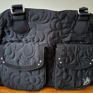 Vera Bradley Black Quilted Shoulder Bag